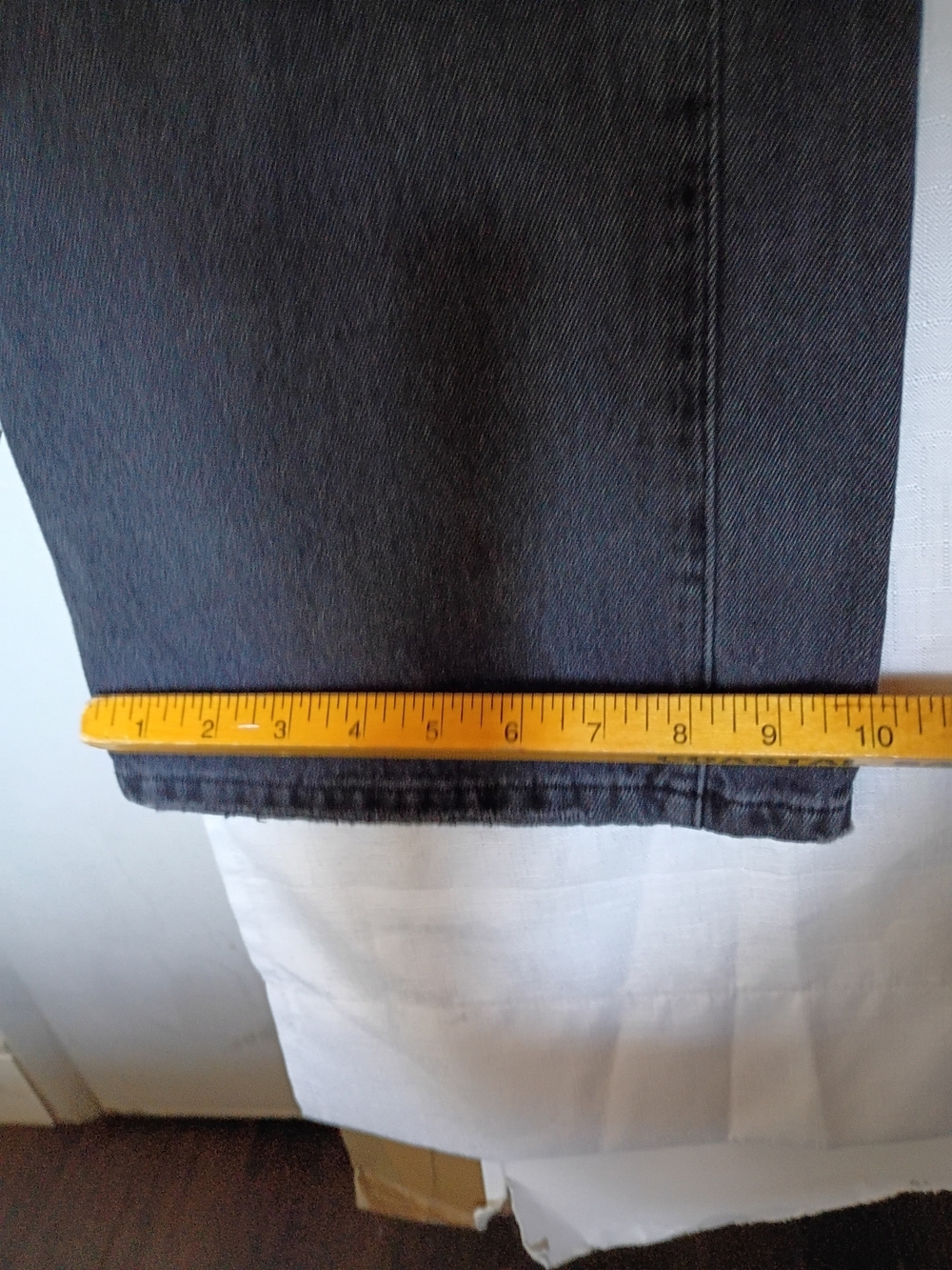RSQ Black Baggy Straight-Leg Distressed Women’s Jeans Size 31 - Picture 9 of 11